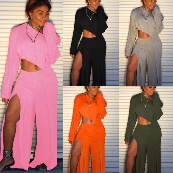 Elegant Black Women's 2 Piece Set - Picture 1 of 4